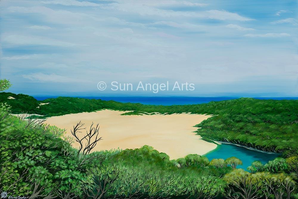 073 Lake Wabby (Fraser Island, QLD) (Reproduction)