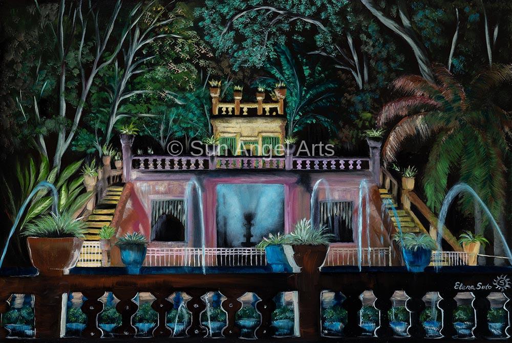 076 Mystical Nights in the Paronella Park (Cairns Region, North QLD) (Reproduction)